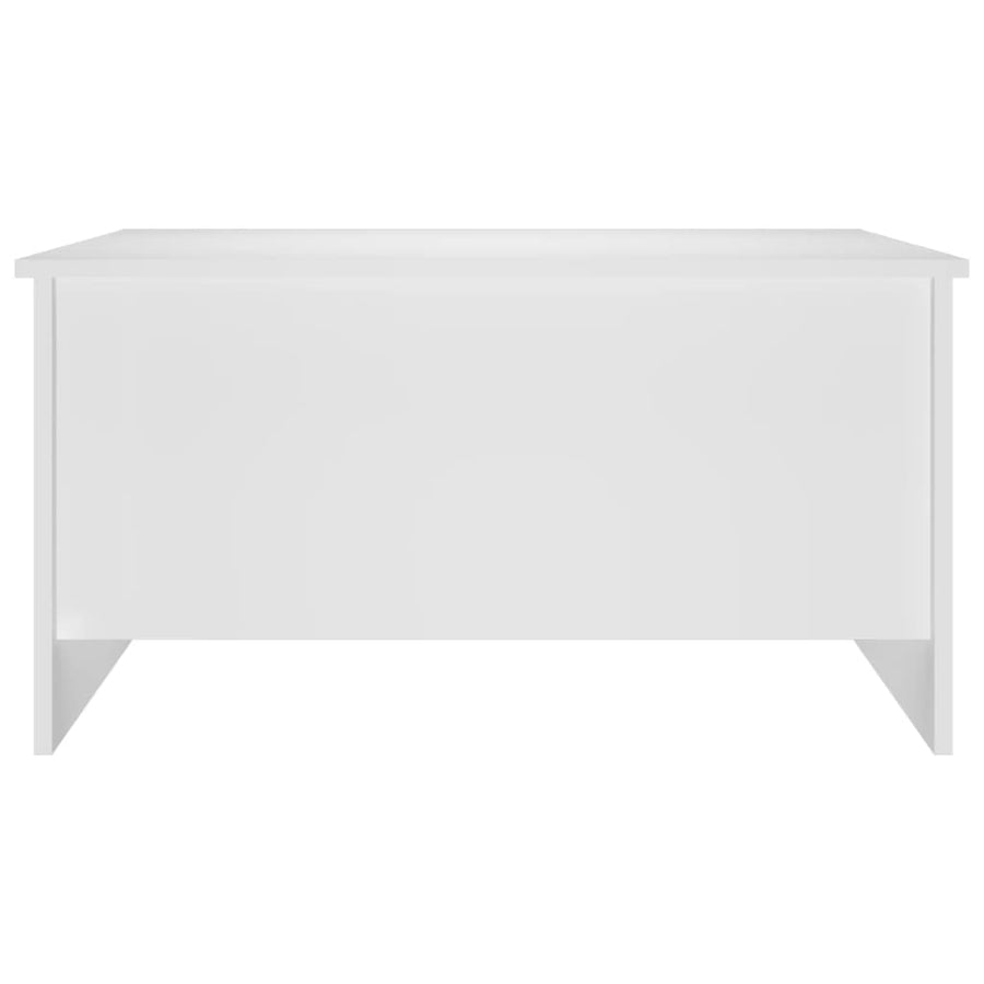 Salontafel 80x55,5x41,5 cm bewerkt hout wit