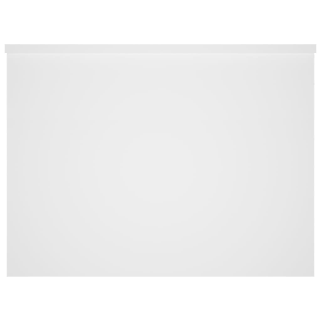 Salontafel 80x55,5x41,5 cm bewerkt hout wit