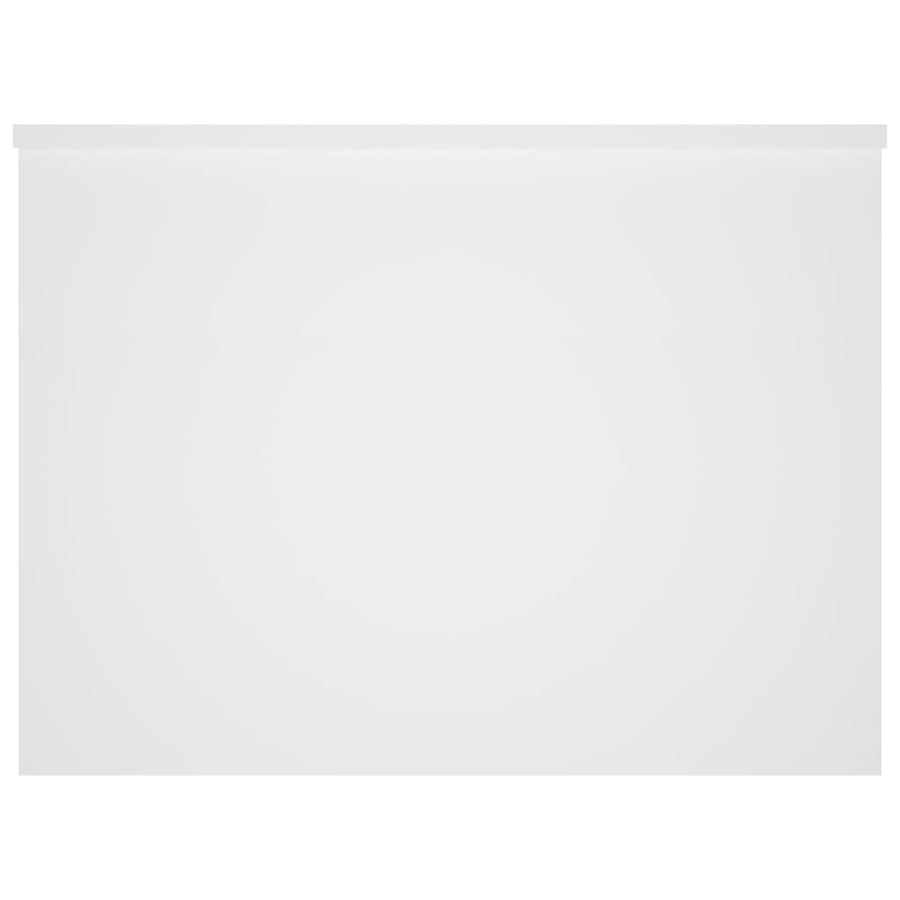 Salontafel 80x55,5x41,5 cm bewerkt hout wit