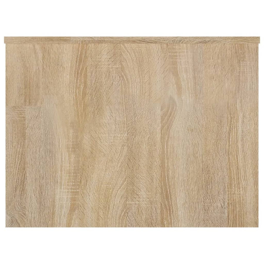 Salontafel 80X55,5X41,5 Cm Bewerkt Hout Kleurig 80 x 55 x 41.5 cm