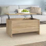Salontafel 80x55x41.5 cm bewerkt hout kleurrijk