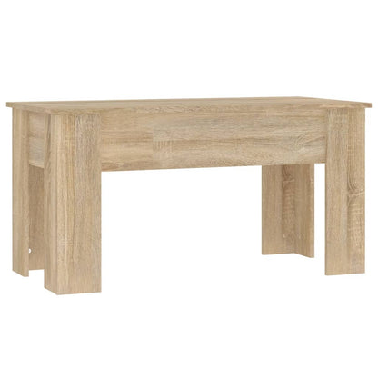 Salontafel 101X49X52 Cm Bewerkt Hout Kleurig 101 x 49 x 52.5 cm