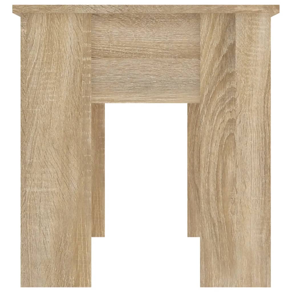 Salontafel 101X49X52 Cm Bewerkt Hout Kleurig 101 x 49 x 52.5 cm