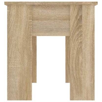 Salontafel 101X49X52 Cm Bewerkt Hout Kleurig 101 x 49 x 52.5 cm
