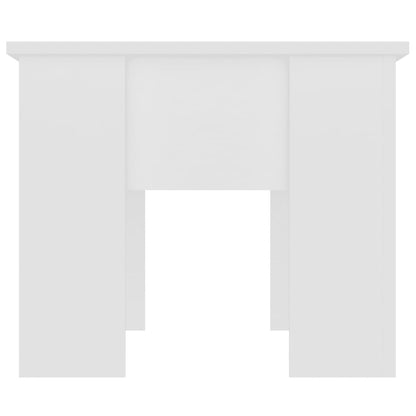 Salontafel 79x49x41 cm bewerkt hout wit