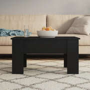 Salontafel 79x49x41 cm bewerkt hout zwart