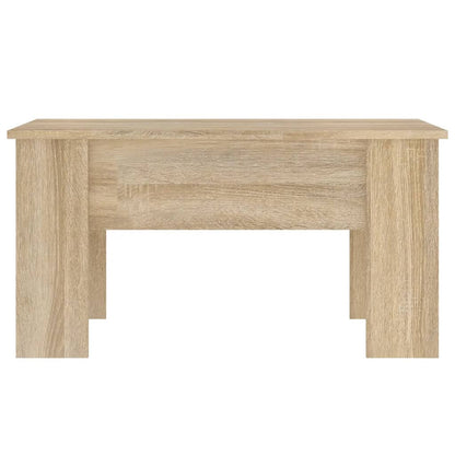 Salontafel 79X49X41 Cm Bewerkt Hout Kleurig 79 x 49 x 42.5 cm