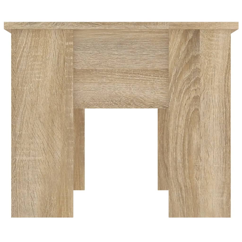 Salontafel 79X49X41 Cm Bewerkt Hout Kleurig 79 x 49 x 42.5 cm
