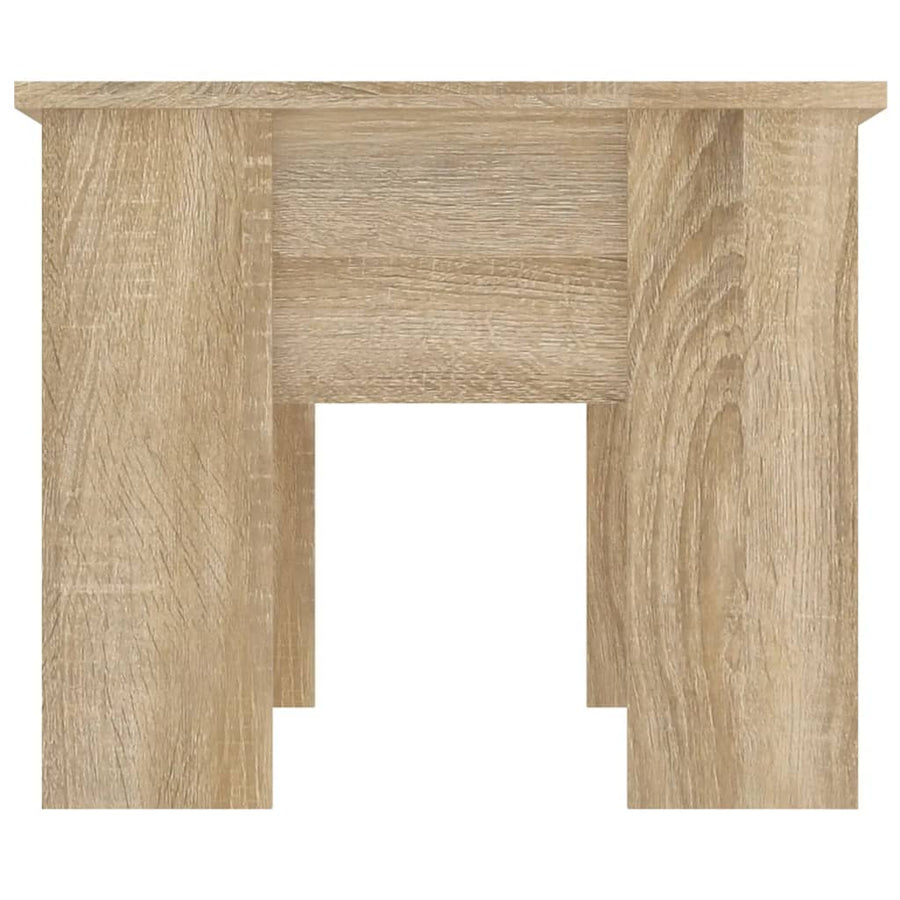 Salontafel 79X49X41 Cm Bewerkt Hout Kleurig 79 x 49 x 42.5 cm