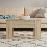 Salontafel 79x49x42.5 cm bewerkt hout bruin