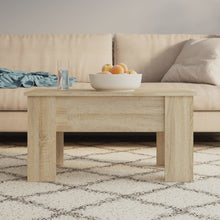 Salontafel 79X49X41 Cm Bewerkt Hout Kleurig 79 x 49 x 42.5 cm