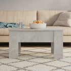 Coffee Table 79X49X41 Cm Treated Wood 79 x 49 x 42.5 cm
