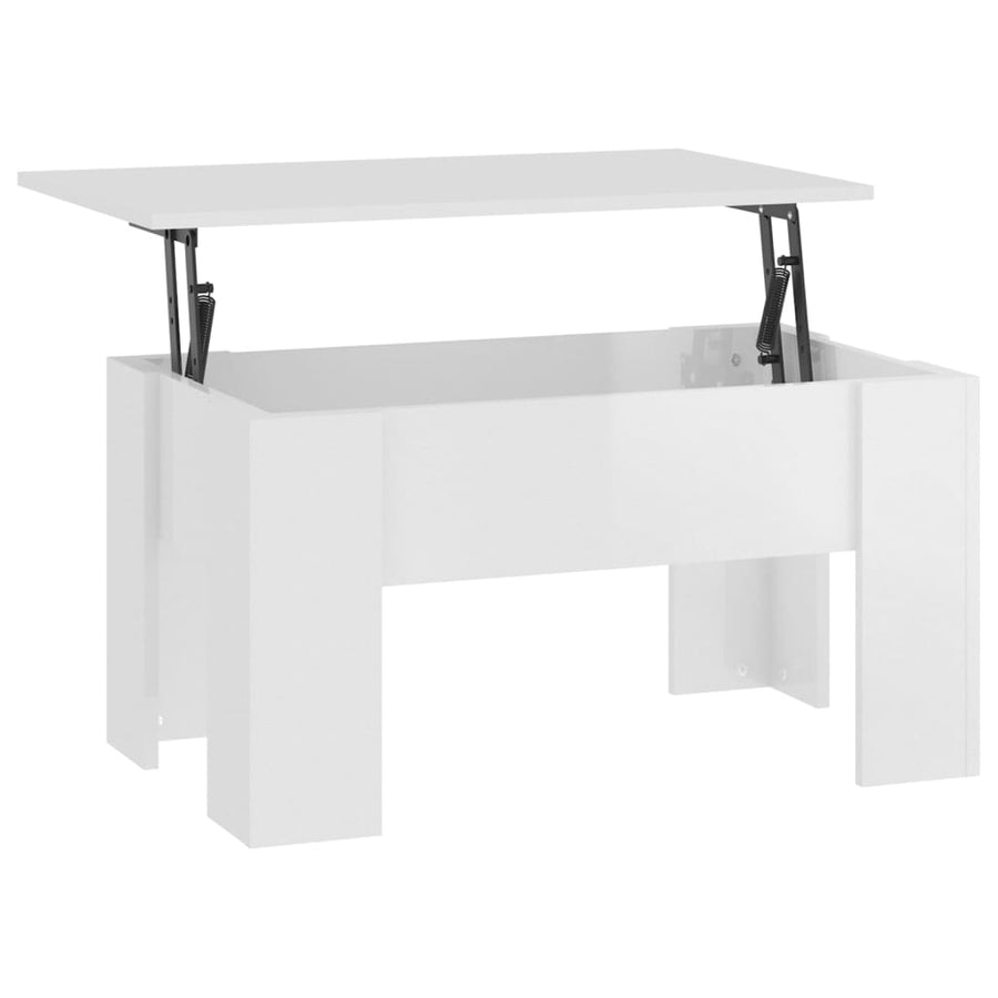 Salontafel 79X49X41 Cm Bewerkt Hout 79 x 49 x 42.5 cm