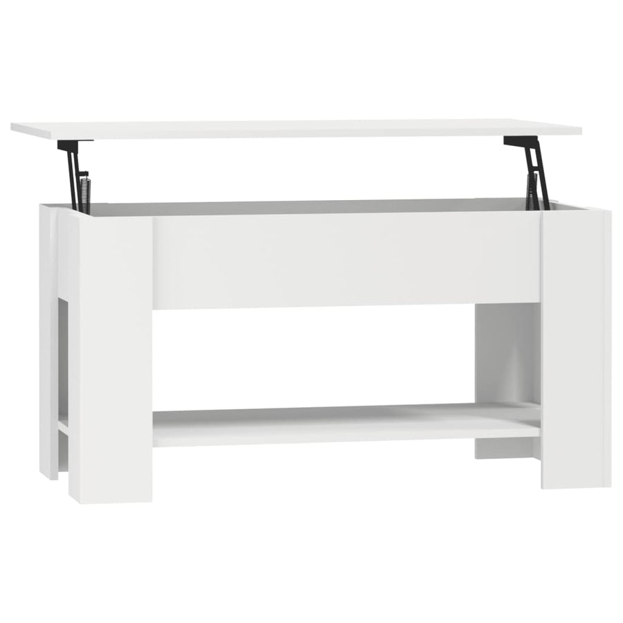 Salontafel 0X49X52 Cm Bewerkt Hout Wit