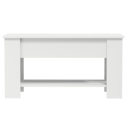 Salontafel 0X49X52 Cm Bewerkt Hout Wit