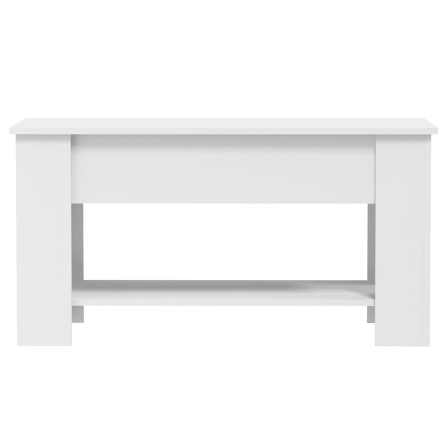 Salontafel 0X49X52 Cm Bewerkt Hout Wit