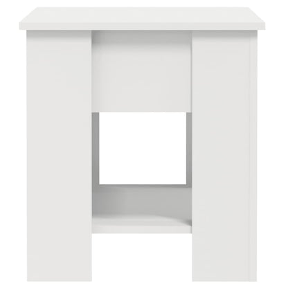 Salontafel 0X49X52 Cm Bewerkt Hout Wit