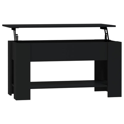 Salontafel 0X49X52 Cm Bewerkt Hout Zwart