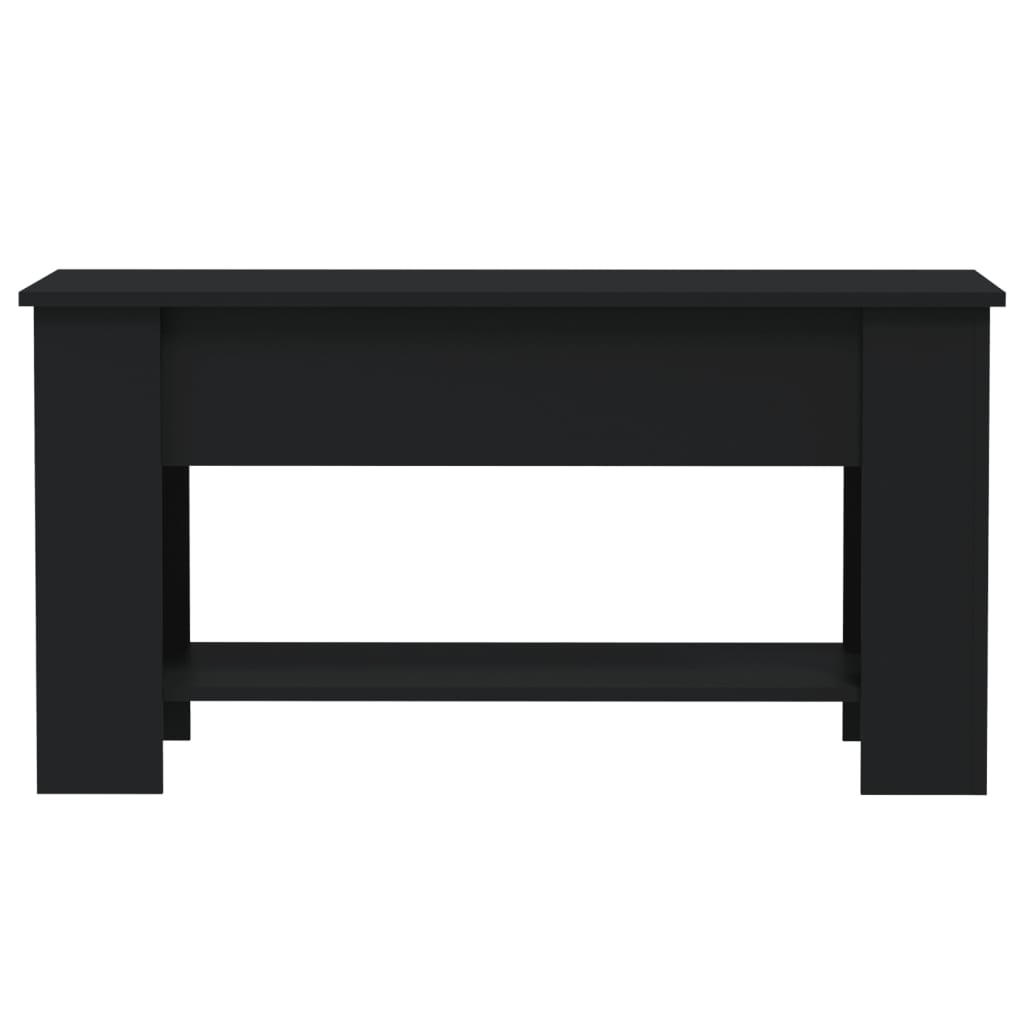 Salontafel 0X49X52 Cm Bewerkt Hout Zwart