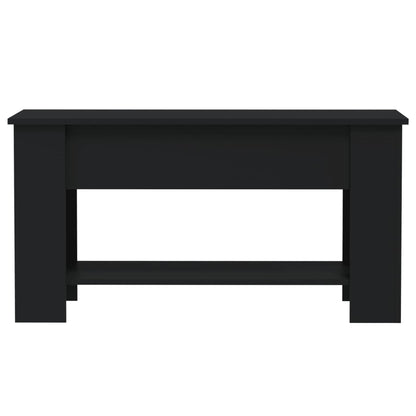 Salontafel 0X49X52 Cm Bewerkt Hout Zwart