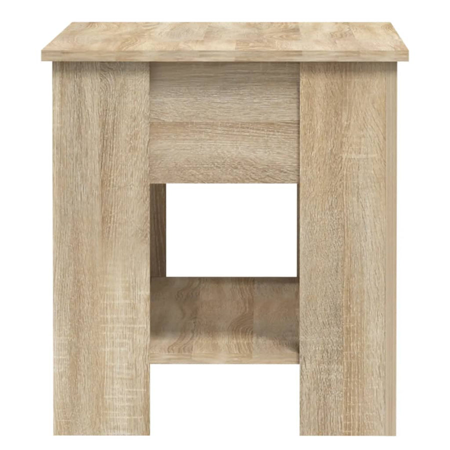 Salontafel 101X49X52 Cm Bewerkt Hout Sonoma Eikenkleurig