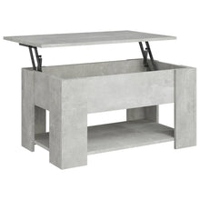 Salontafel 79X49X41 Cm Bewerkt Hout Betongrijs