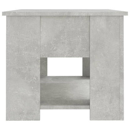 Salontafel 79X49X41 Cm Bewerkt Hout Betongrijs