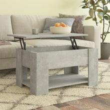 Salontafel 79X49X41 Cm Bewerkt Hout Betongrijs