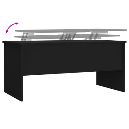Salontafel 02X50,5X46,5 Cm Bewerkt Hout Zwart