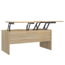 Salontafel 02X50,5X46,5 Cm Bewerkt Hout Kleurig Sonoma eiken
