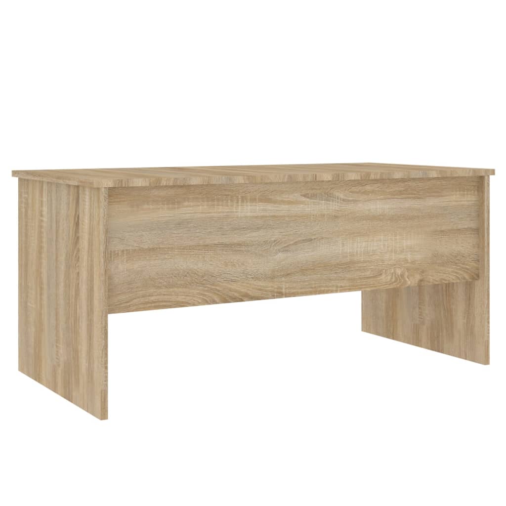 Salontafel 02X50,5X46,5 Cm Bewerkt Hout Kleurig Sonoma eiken