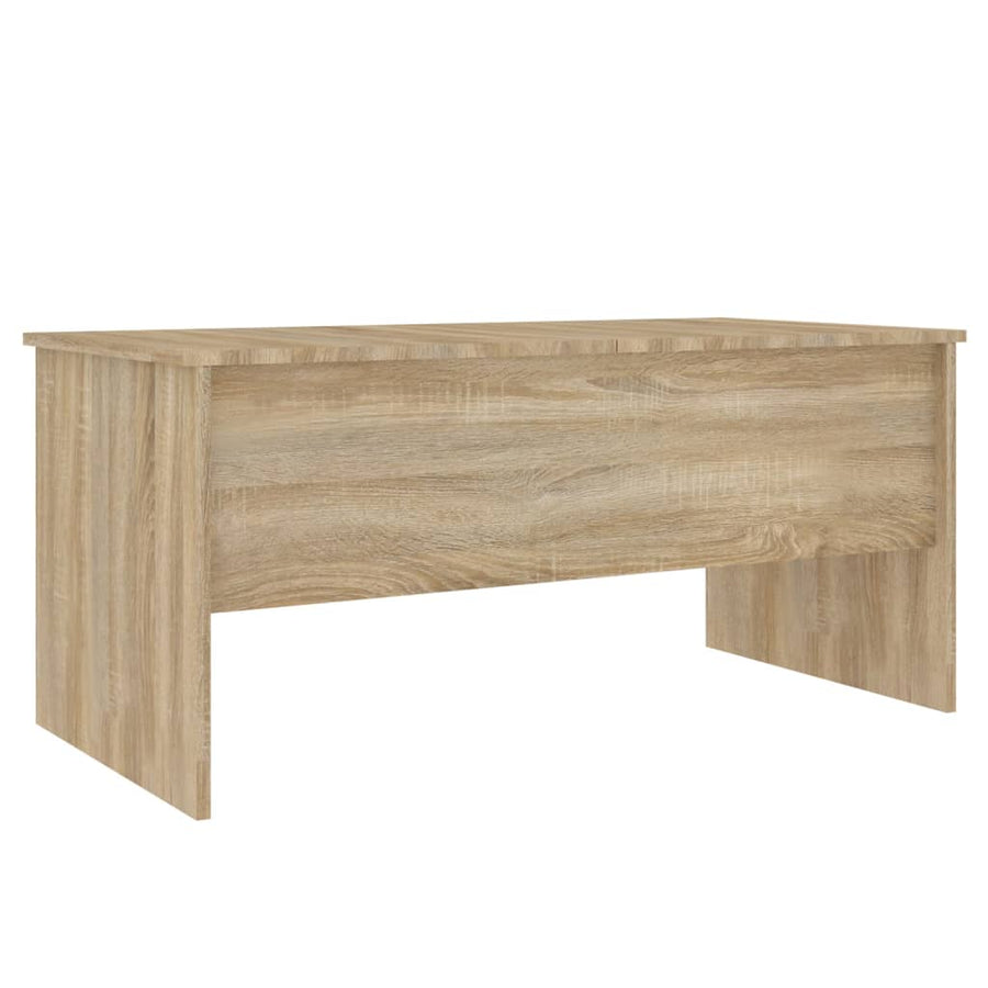 Salontafel 02X50,5X46,5 Cm Bewerkt Hout Kleurig Sonoma eiken
