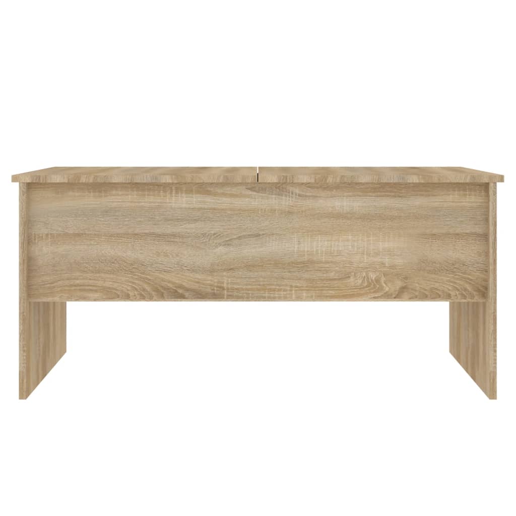 Salontafel 02X50,5X46,5 Cm Bewerkt Hout Kleurig Sonoma eiken