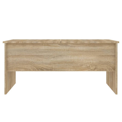 Salontafel 02X50,5X46,5 Cm Bewerkt Hout Kleurig Sonoma eiken
