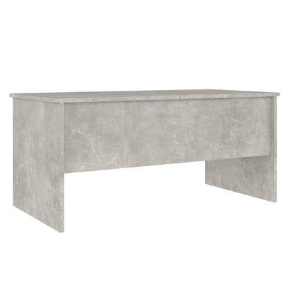 Salontafel 102X50,5X46,5 Cm Bewerkt Hout Betongrijs