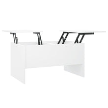 Salontafel 80X50X42,5 Cm Bewerkt Hout Wit