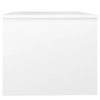 Salontafel 80X50X42,5 Cm Bewerkt Hout Wit