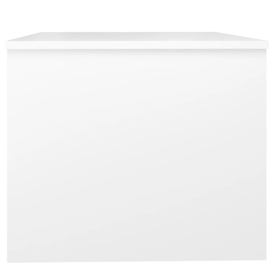 Salontafel 80X50X42,5 Cm Bewerkt Hout Wit