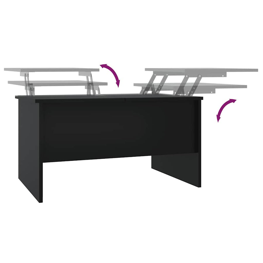 Salontafel 80X50X42,5 Cm Bewerkt Hout 80 x 50 x 42.5 cm