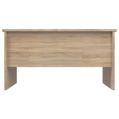 Salontafel 80X50X42,5 Cm Bewerkt Hout Sonoma Eikenkleurig