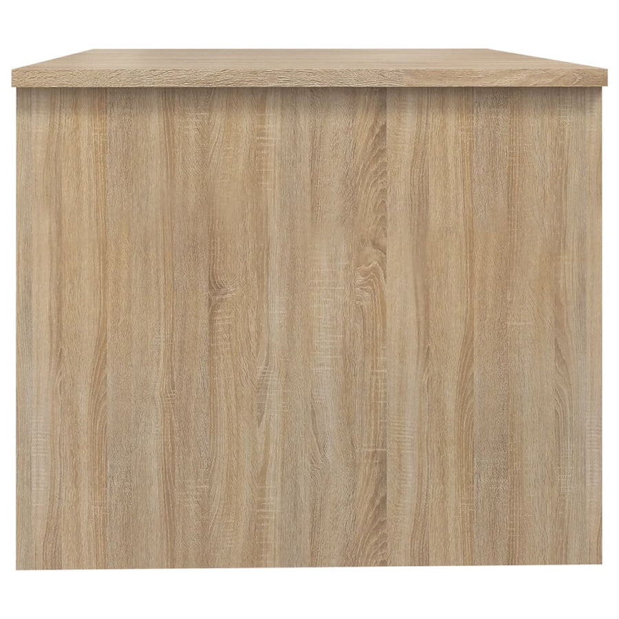 Salontafel 80X50X42,5 Cm Bewerkt Hout Sonoma Eikenkleurig