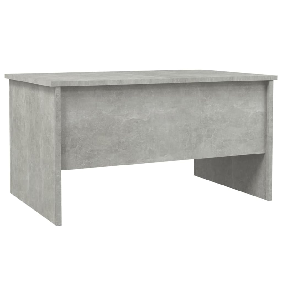 Salontafel 80X50X42,5 Cm Bewerkt Hout Betongrijs