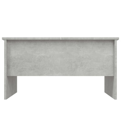 Salontafel 80X50X42,5 Cm Bewerkt Hout Betongrijs