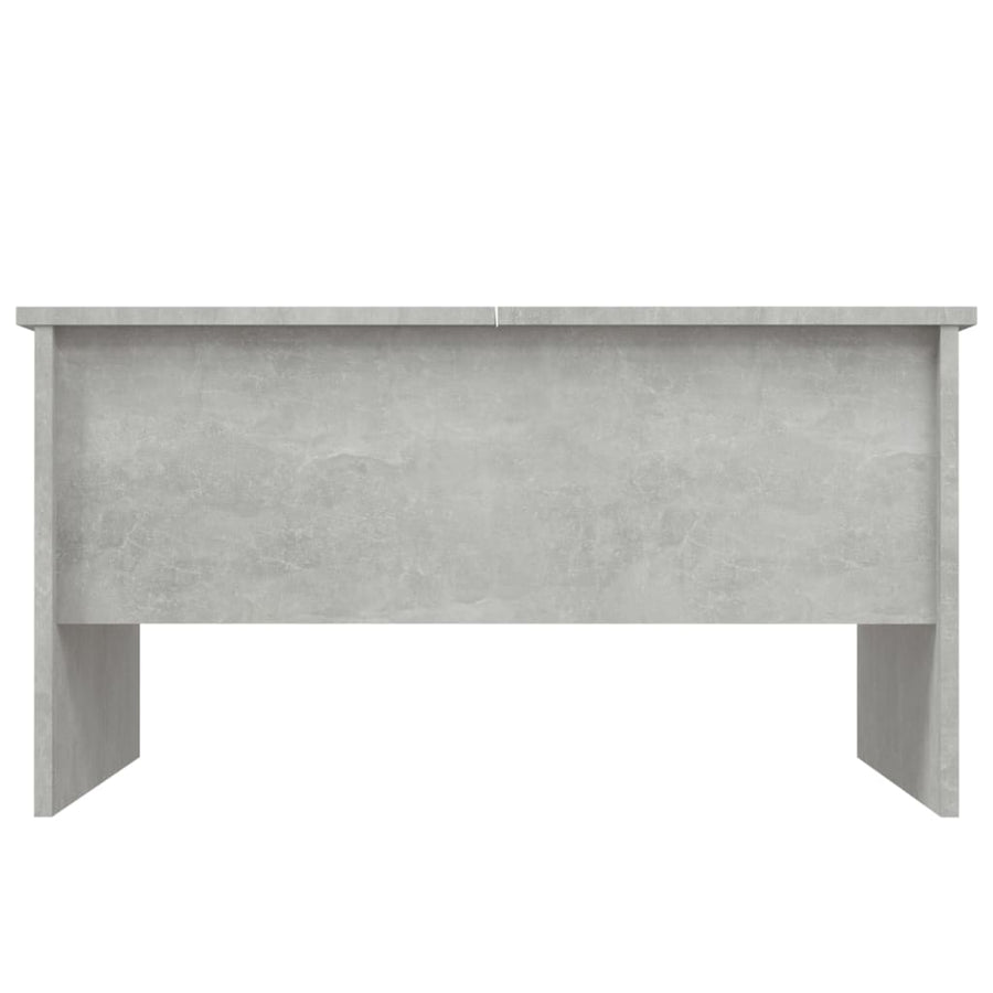 Salontafel 80X50X42,5 Cm Bewerkt Hout Betongrijs