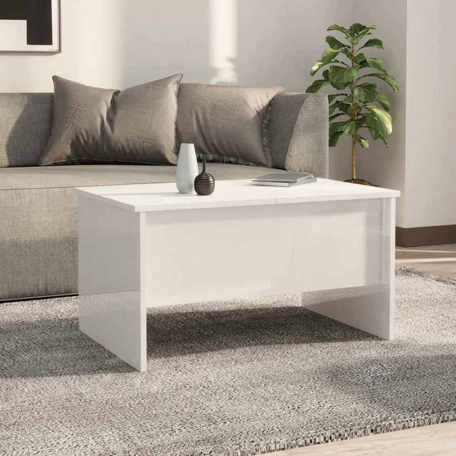 Salontafel 80X50X42,5 Cm Bewerkt Hout 80 x 50 x 42.5 cm