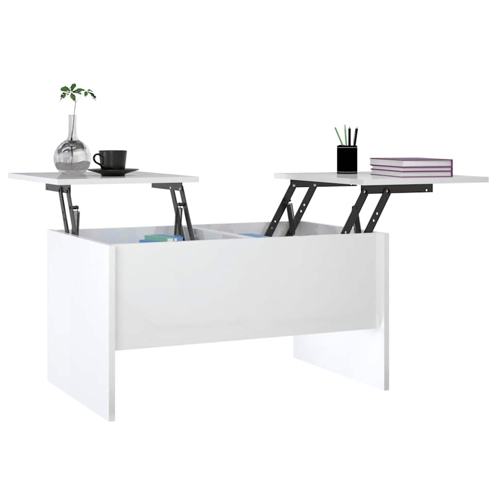 Salontafel 80X50X42,5 Cm Bewerkt Hout 80 x 50 x 42.5 cm