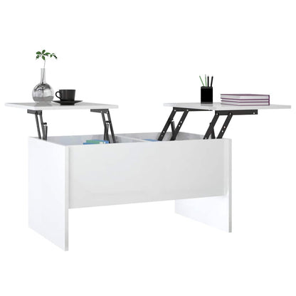 Salontafel 80X50X42,5 Cm Bewerkt Hout 80 x 50 x 42.5 cm