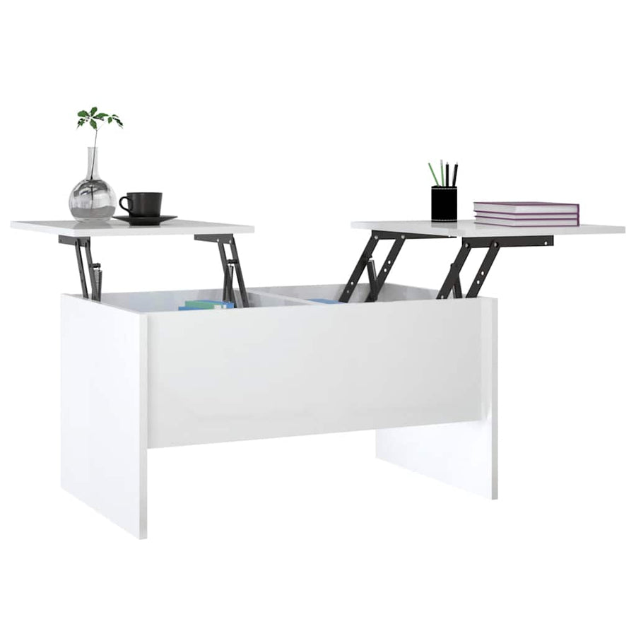 Salontafel 80X50X42,5 Cm Bewerkt Hout 80 x 50 x 42.5 cm