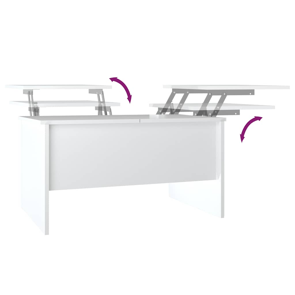 Salontafel 80X50X42,5 Cm Bewerkt Hout 80 x 50 x 42.5 cm