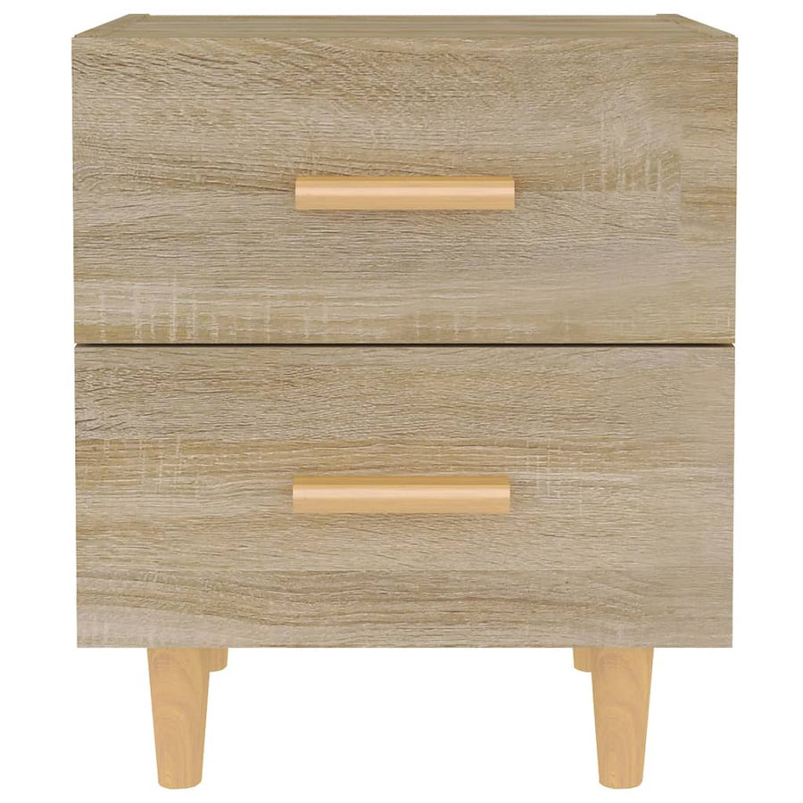 Nachtkastje 40X35X47,5 Cm Kleurig 1 Sonoma eiken